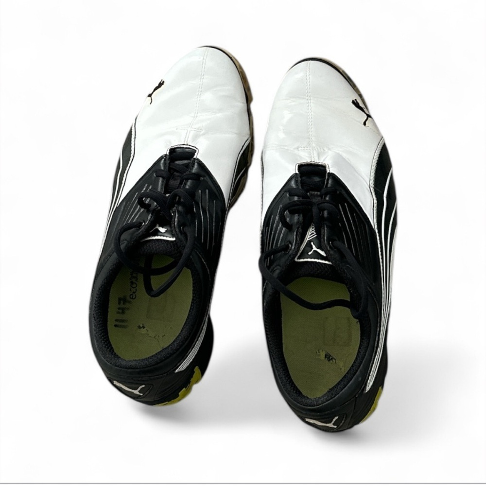 Men’s Puma Black/White Jigg golf shoes, 10